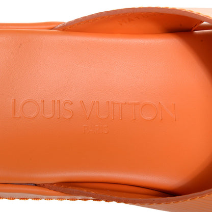 Louis Vuitton Epi Borneo Thong Sandals 36.5 Mandarine 6 of 7