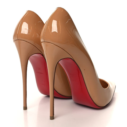 Christian Louboutin Patent So Kate 120 Pumps 39.5 Nude 4 of 8