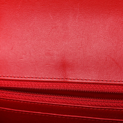 Chanel Patent Calfskin Quilted Mini Rectangular Flap Red 6 of 12