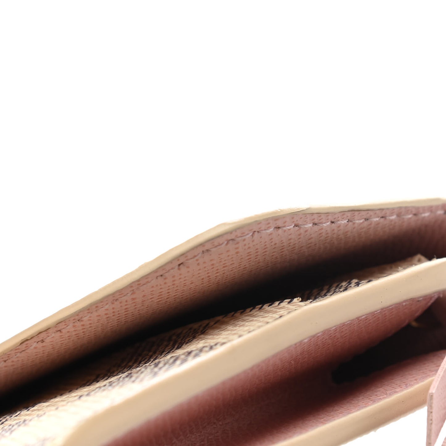 Damier Azur Emilie Wallet Rose Ballerine