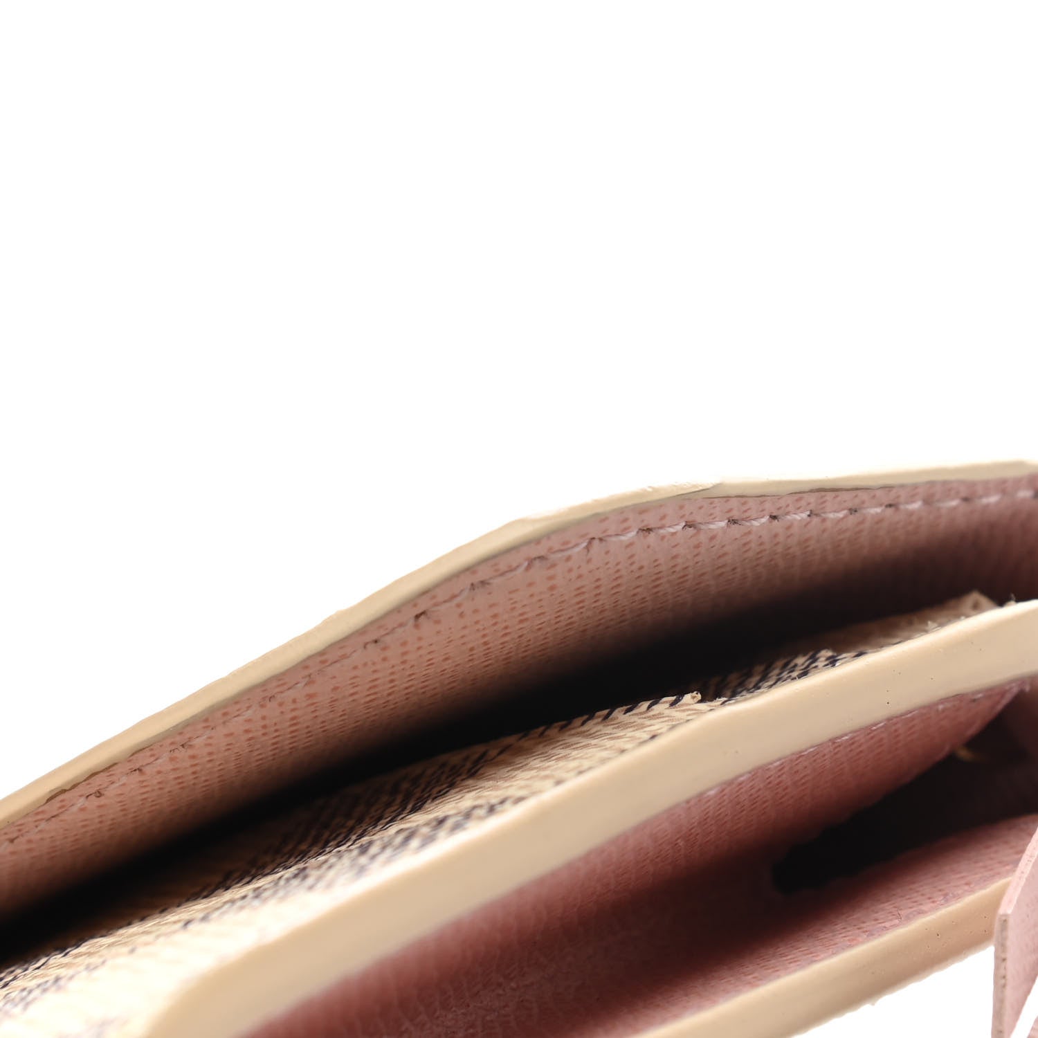 Louis Vuitton Damier Azur Emilie Wallet Rose Ballerine 7 of 8
