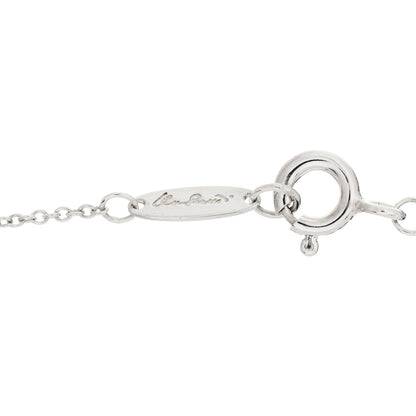 Tiffany Sterling Silver 12mm Elsa Peretti Bean Pendant Necklace 5 of 5