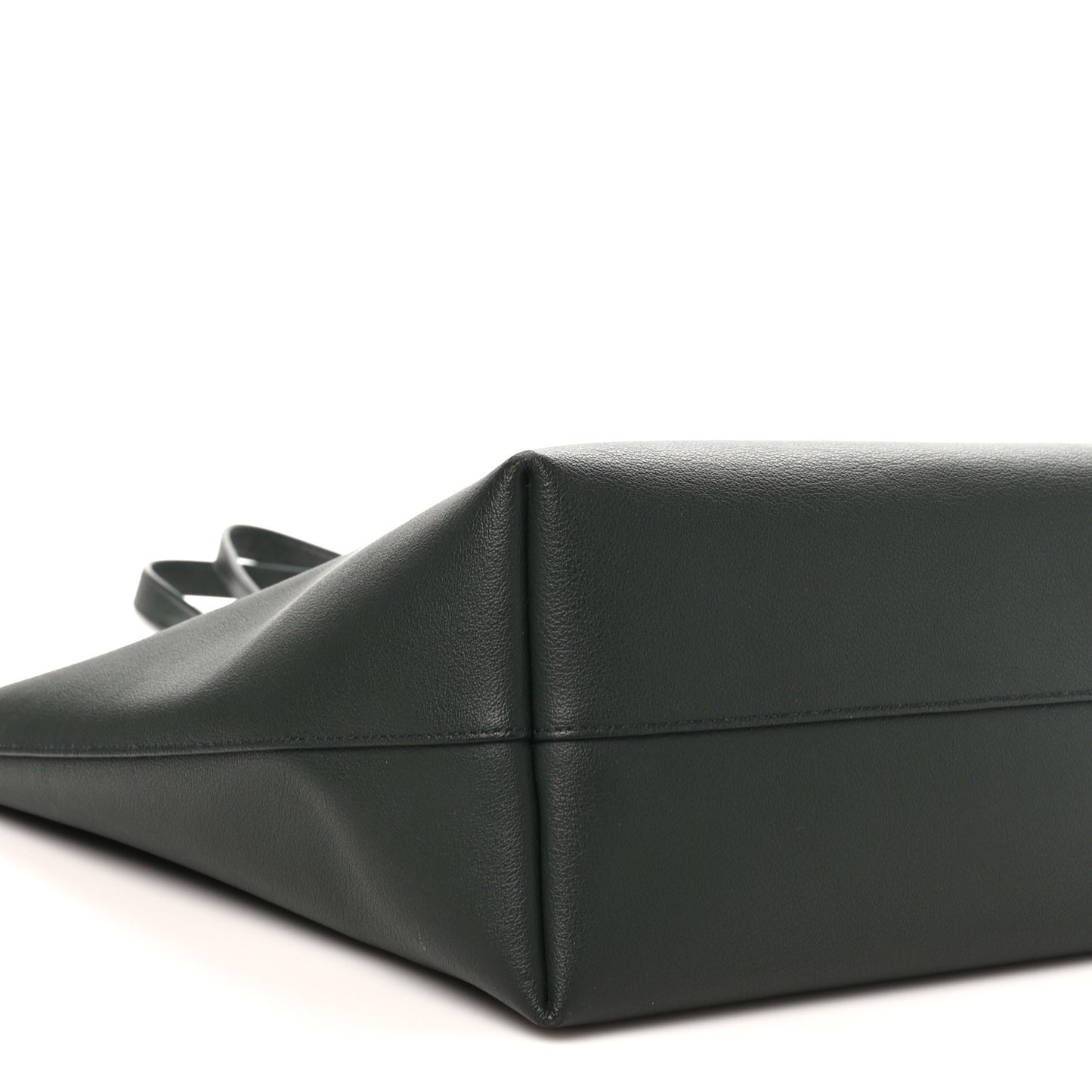 Calfskin Large Shopping Tote Dark Green