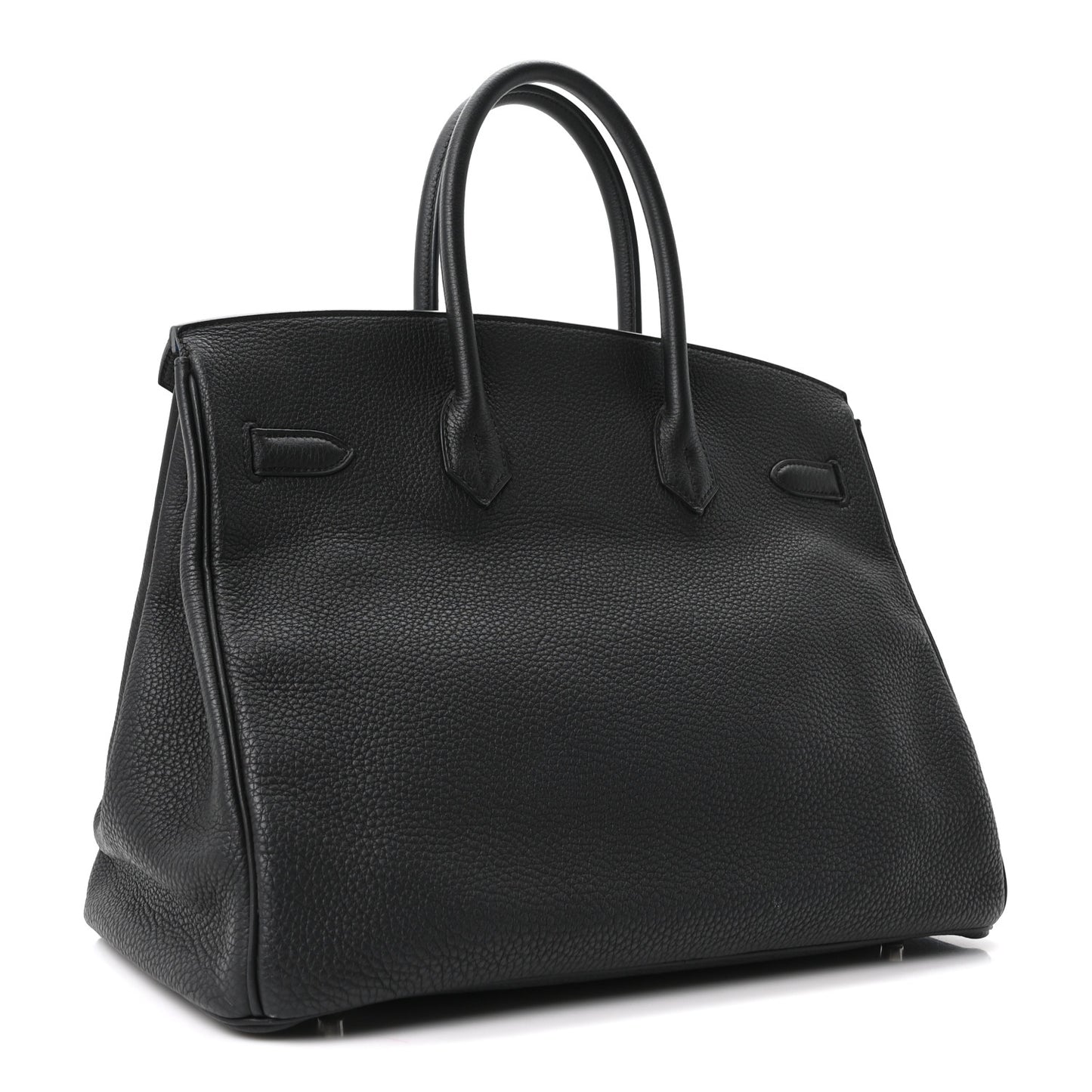 Togo Birkin 35 Black Bleu Agate
