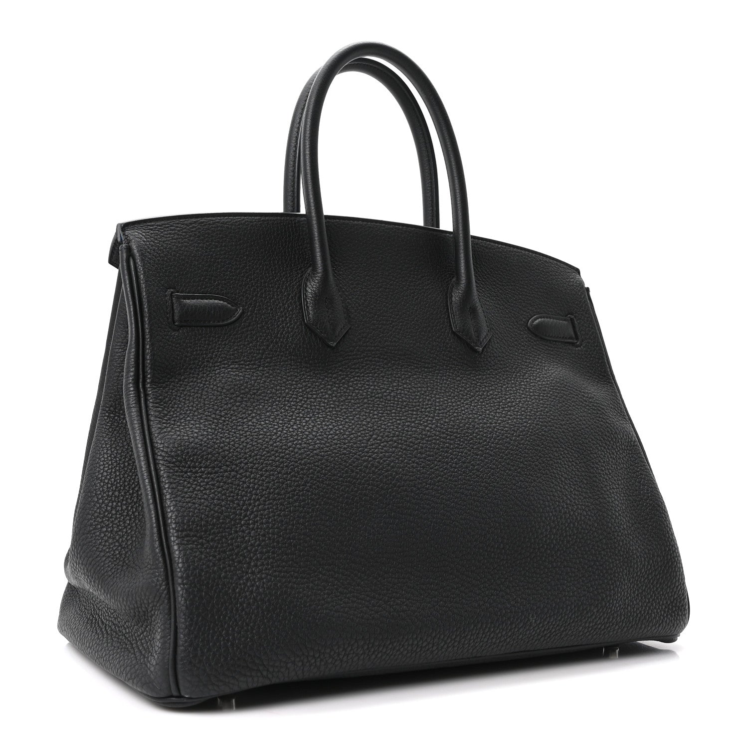 Hermes Togo Birkin 35 Black Bleu Agate 3 of 10