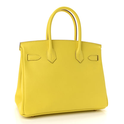 Hermes Epsom Birkin 30 Lime 3 of 11