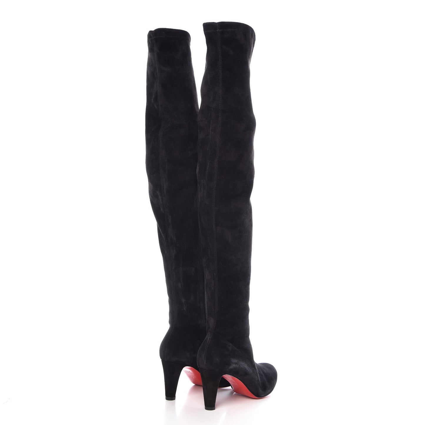 Veau Velours Alta Top 70 Over The Knee Boots 37.5 Black
