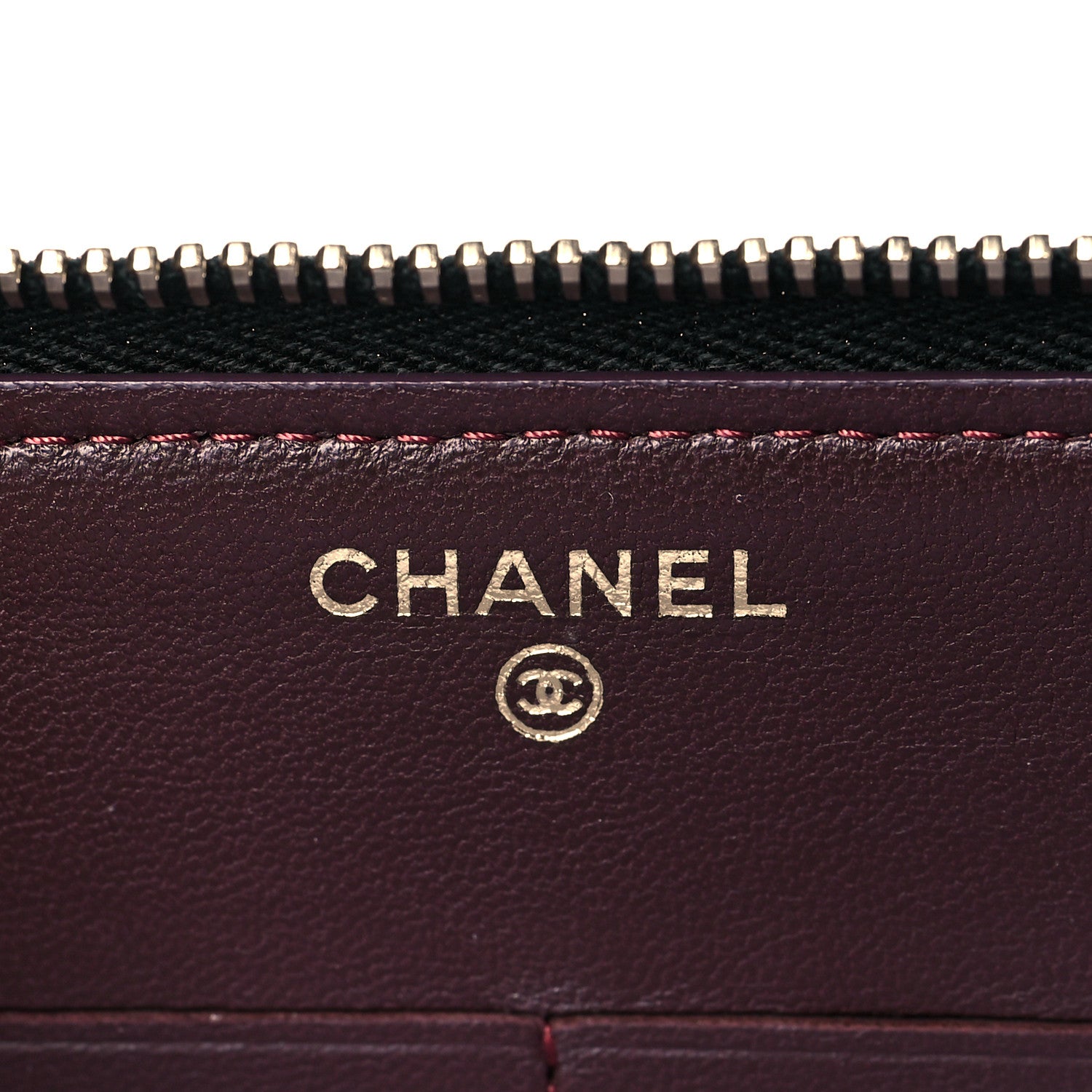 Chanel Lambskin Quilted Large Zip Around Organizer Wallet Black 6 of 11