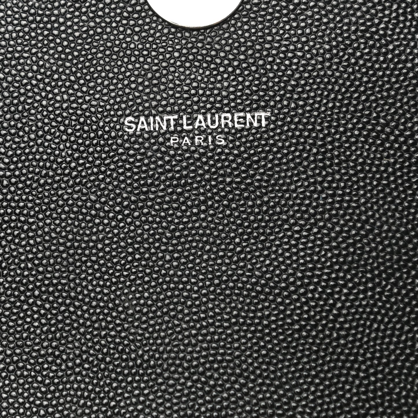 Grain De Poudre Textured Mixed Matelasse Large Triquilt Monogram Monochrome Satchel Black