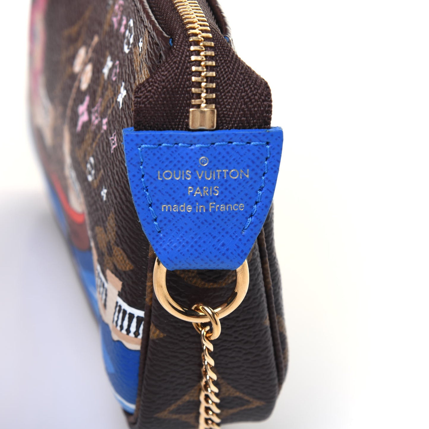Monogram 2019 Christmas Animation Mini Venice Pochette Accessories Blue