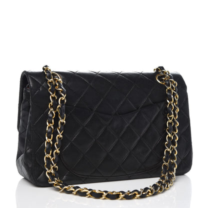 Chanel Lambskin Quilted Small Double Flap Black 3 of 15