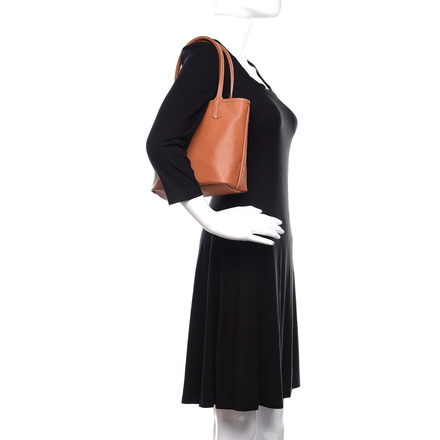 Goyardine Reversible Mini Anjou Black Gold