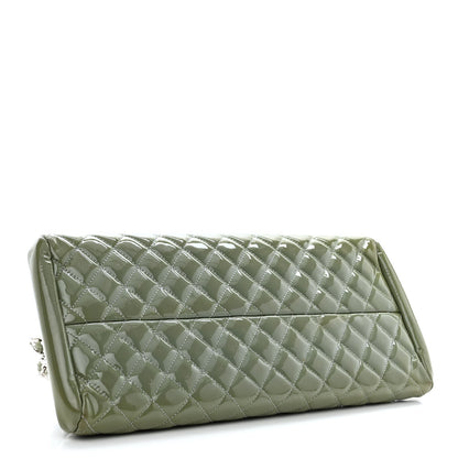 Chanel Patent Quilted Medium Just Mademoiselle Green 4 of 12