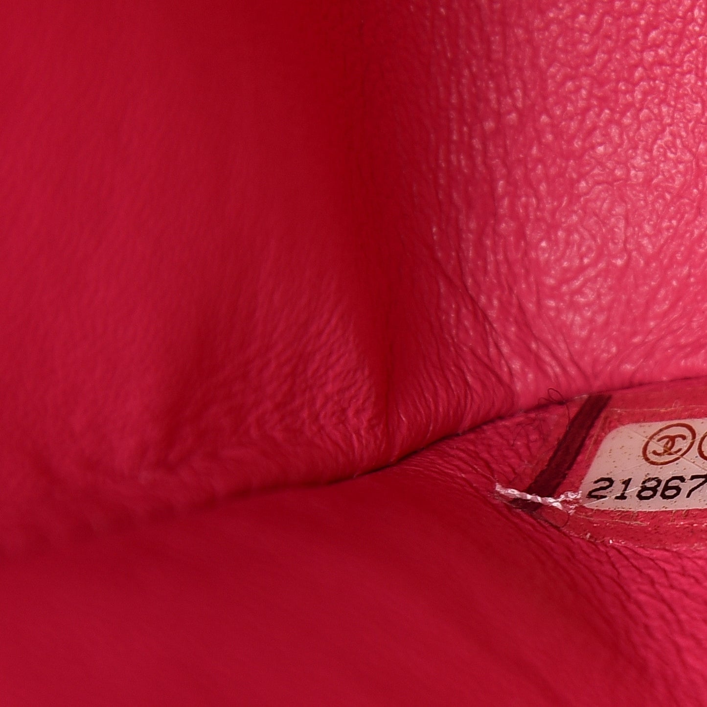 Lambskin Quilted Jumbo Double Flap Fuchsia