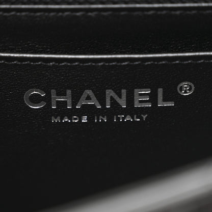 Chanel Aged Calfskin Chevron Quilted 2.55 Reissue Mini Flap Black 6 of 11