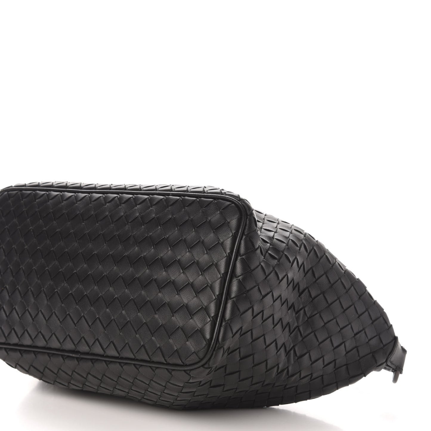 Nappa Intrecciato Small Shoulder Bag Black
