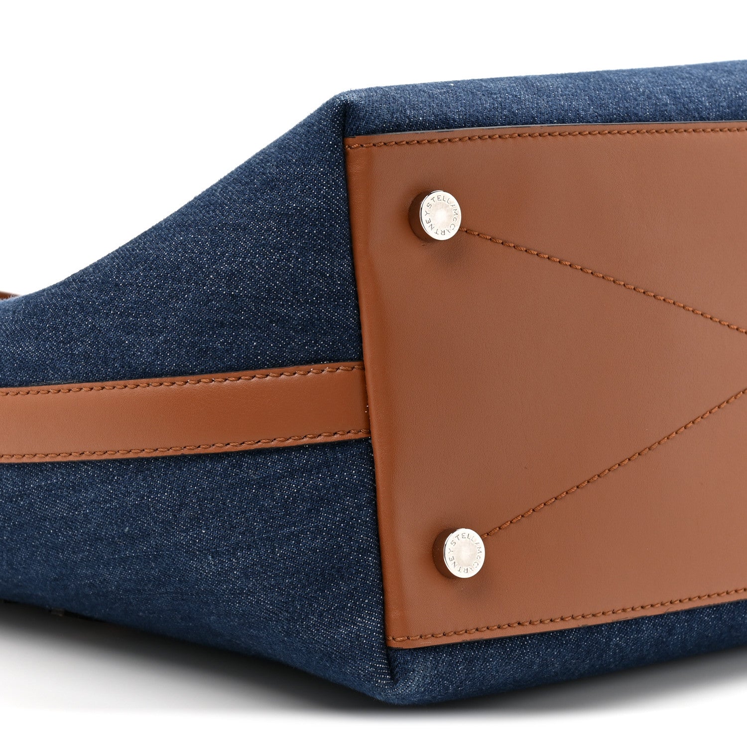 Stella McCartney Denim Logo Tote Blue 10 of 14