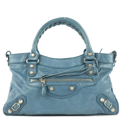 Balenciaga Agneau Giant 12 Silver Hardware First Atlantique 1 of 13
