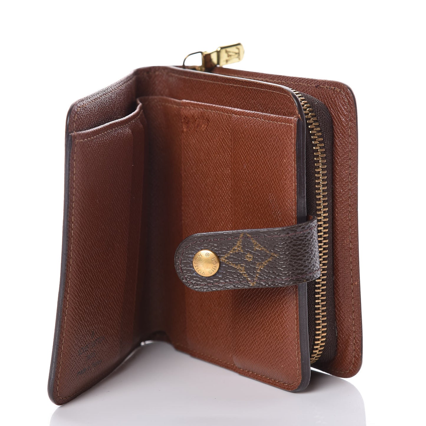 Monogram Compact Zippe Zipped Wallet