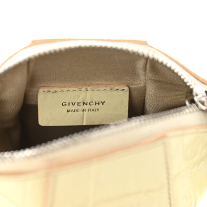 Givenchy Calfskin Crocodile Embossed Mini Vertical Antigona Natural 6 of 11