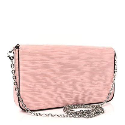 Louis Vuitton Epi Pochette Felicie Rose Ballerine 4 of 11