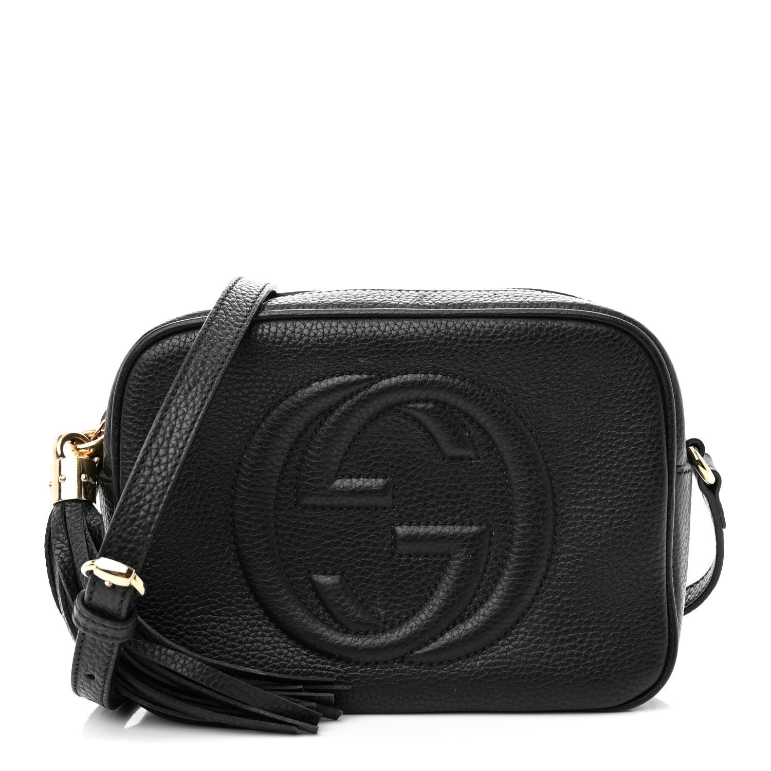 Gucci Pebbled Calfskin Small Soho Disco Bag Black 1 of 12
