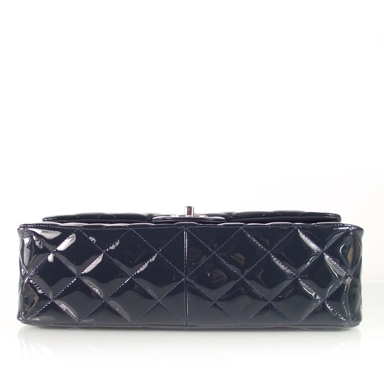 Chanel Patent Jumbo Flap Navy 5 of 8