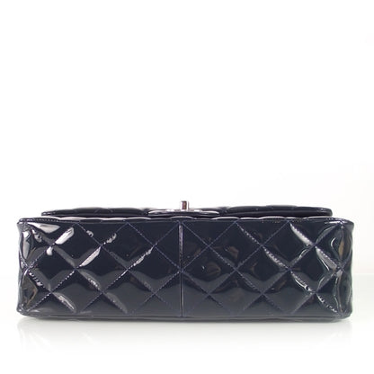 Chanel Patent Jumbo Flap Navy 5 of 8