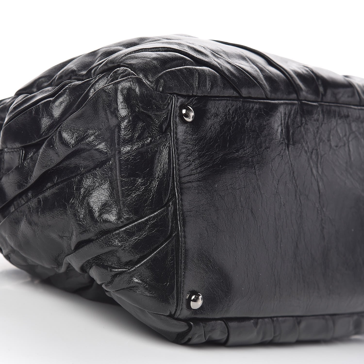 Chanel Glazed Calfskin Twisted Tote Black 10 of 15