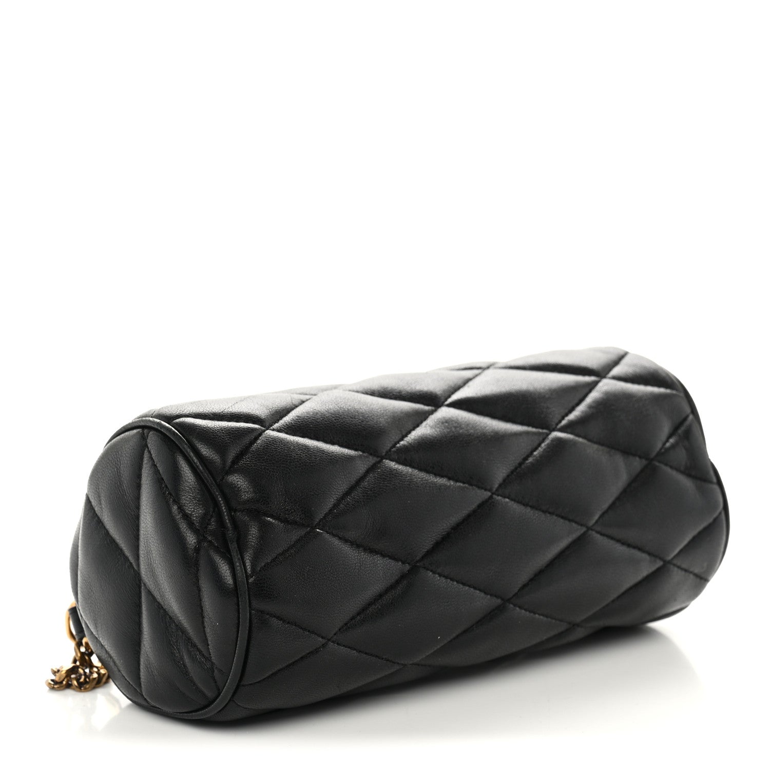 Saint Laurent Lambskin Monogram Mini Sade Tube Bag Black 4 of 10