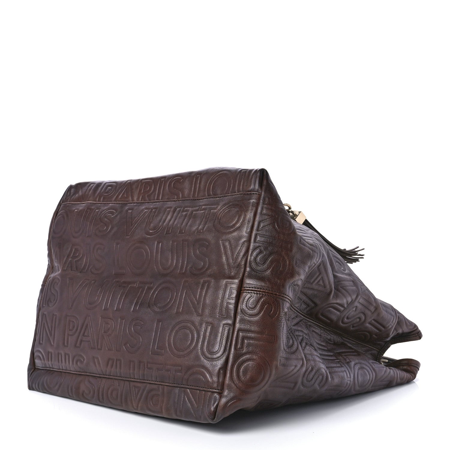 Louis Vuitton Monogram Paris Souple Whisper GM Chocolate 9 of 11