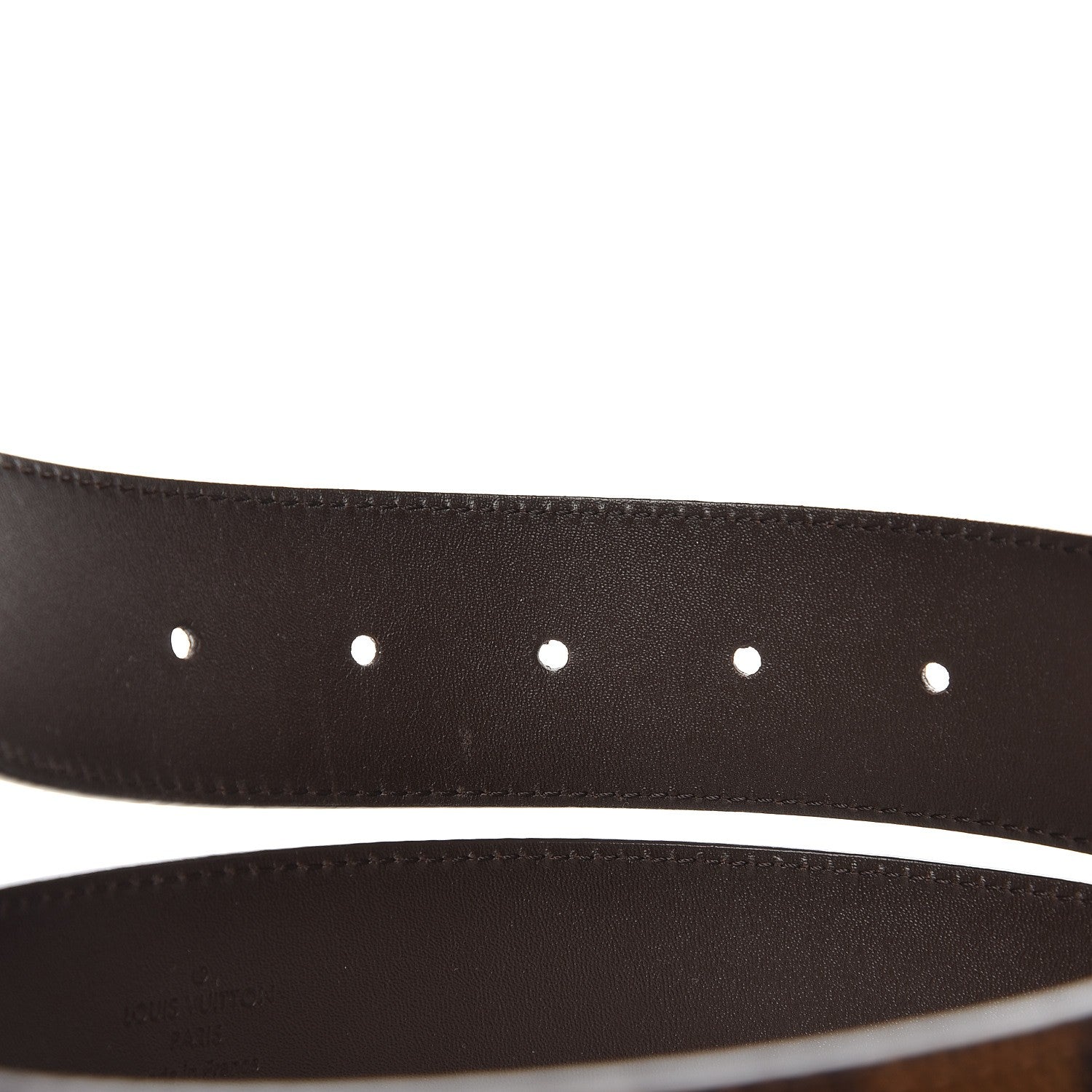 Louis Vuitton Damier Ebene 40mm LV Initiales Belt 95 38 4 of 6