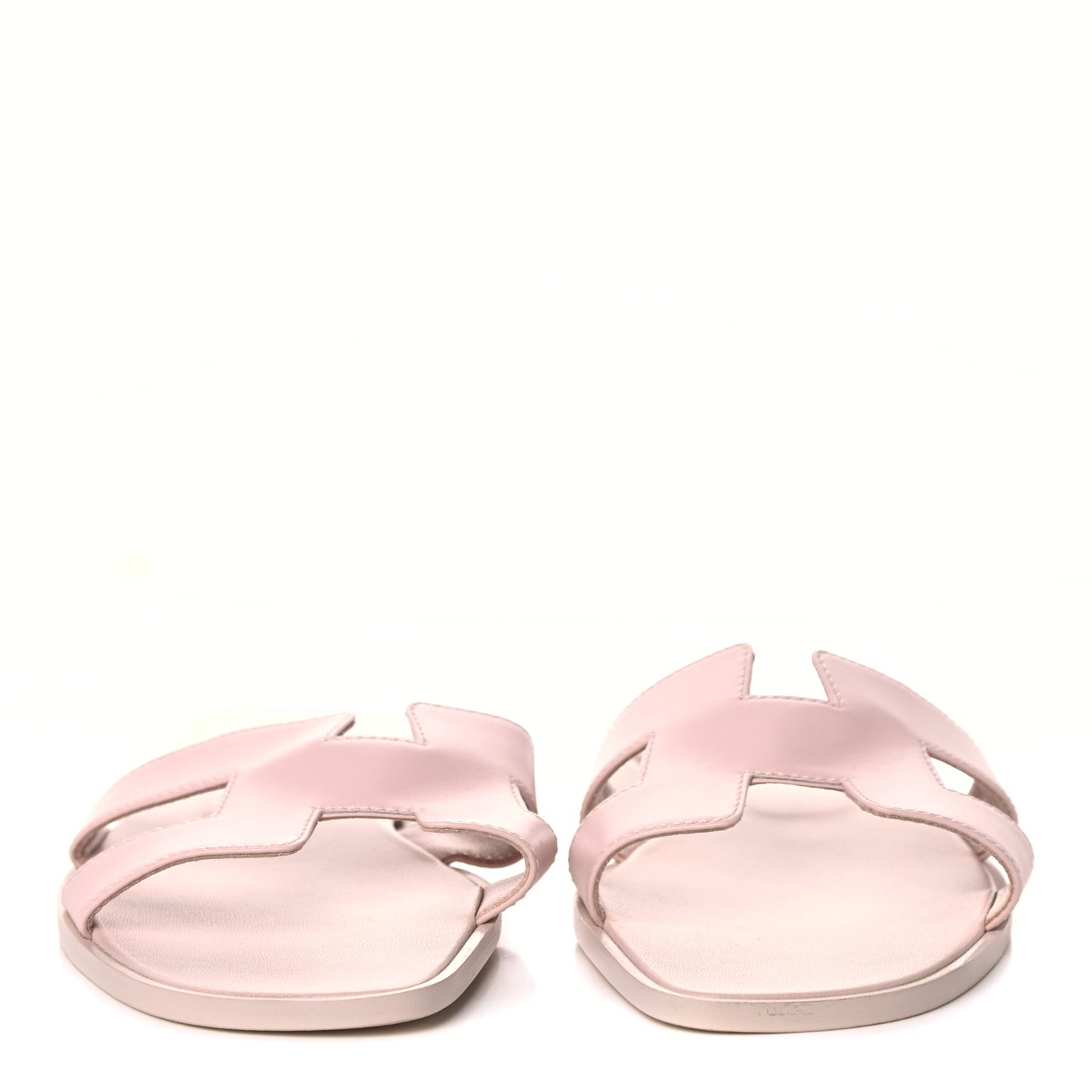 Box Calfskin Oran Sandals 39.5 Rose Pale