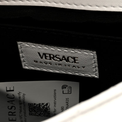 Versace Nappa Quilted Small Medusa Chain Crossbody White 6 of 9