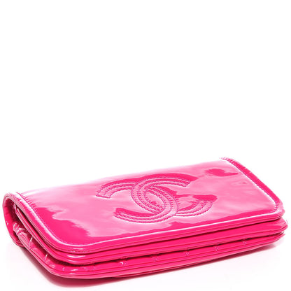 Chanel Vinyl Small Lipstick Flap Fuchsia 4 of 8