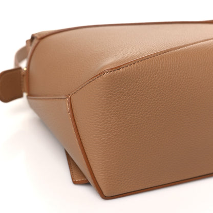 Loewe Grained Calfskin Small Puzzle Edge Bag Toffee 9 of 10