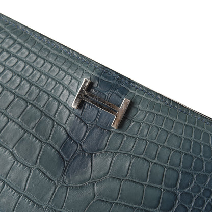 Hermes Matte Alligator Bearn Wallet Colvert 6 of 9