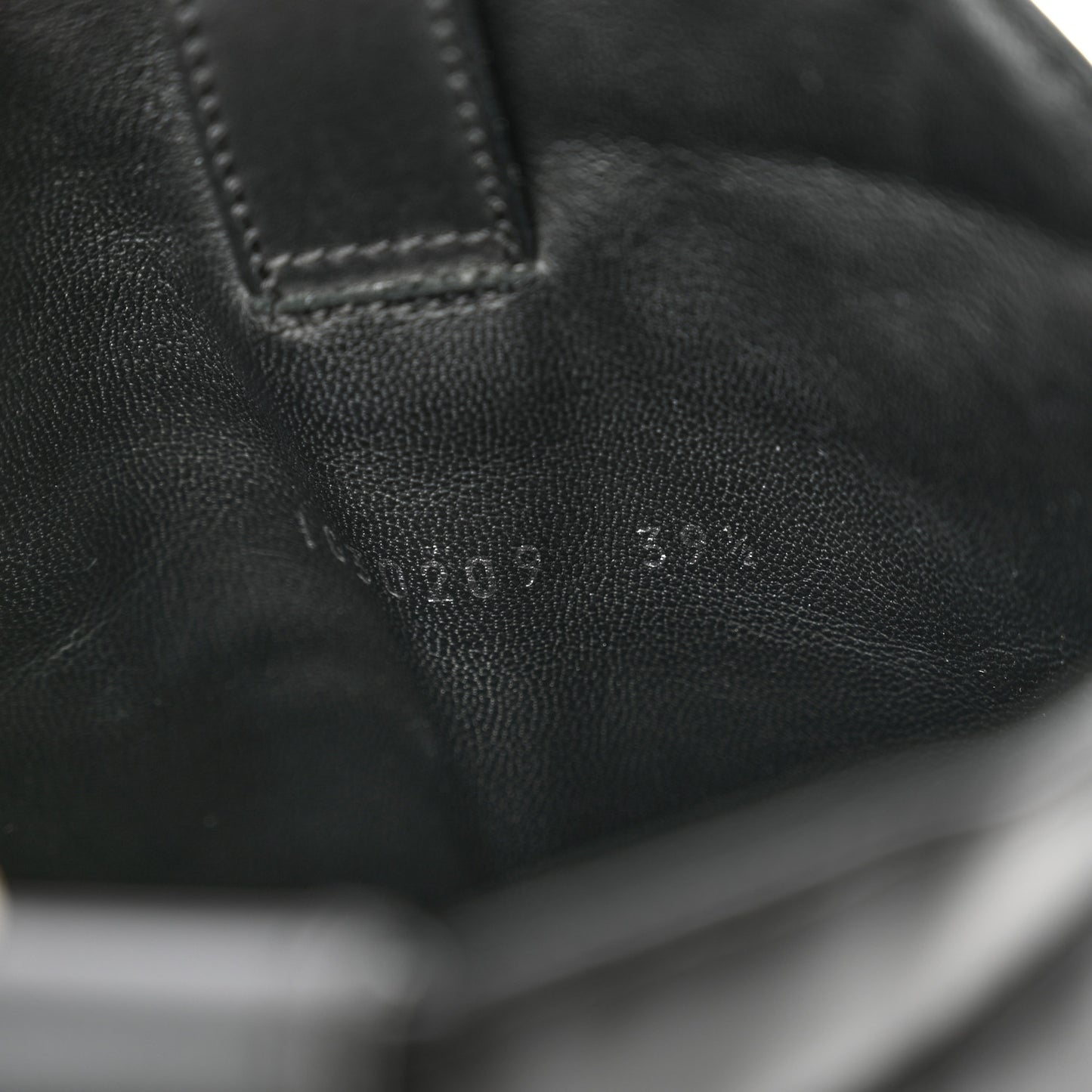 Oily Calfskin Star Quilted Biker Boots 39.5 Black