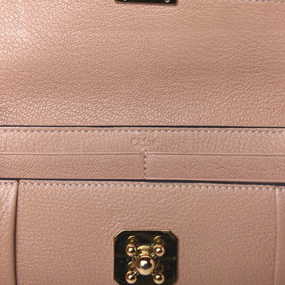 Chloe Goatskin Elsie Long Wallet Gingerbread 8 of 14
