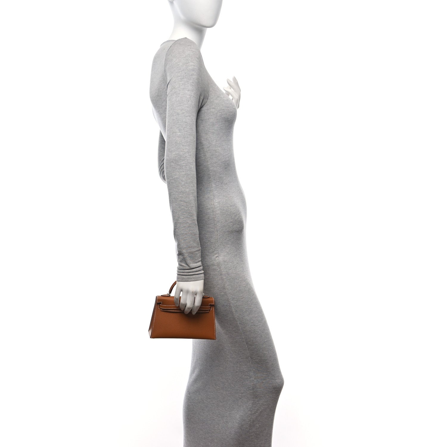 Hermes Epsom Mini Kelly Sellier 20 Gold 3 of 12