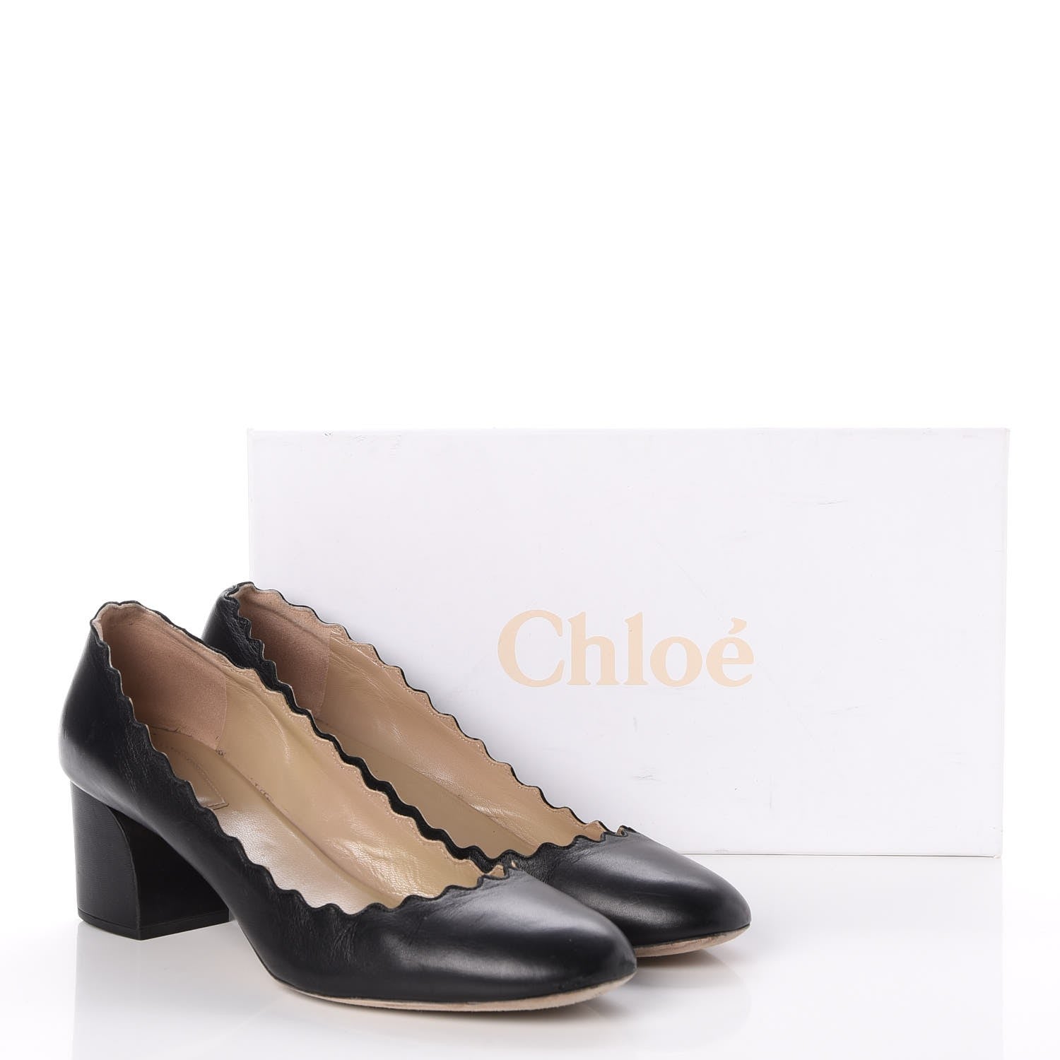 Chloe Nappa Lauren Pumps 38.5 Black 22 of 22