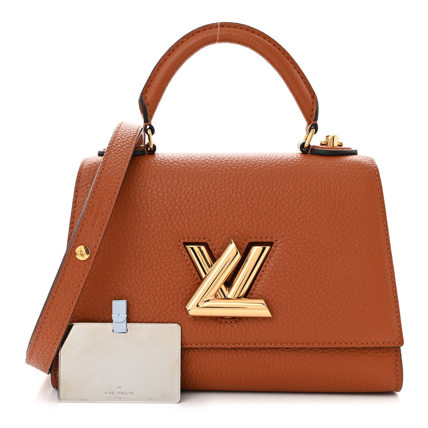 Louis Vuitton Taurillon Twist One Handle PM Caramel 3 of 10