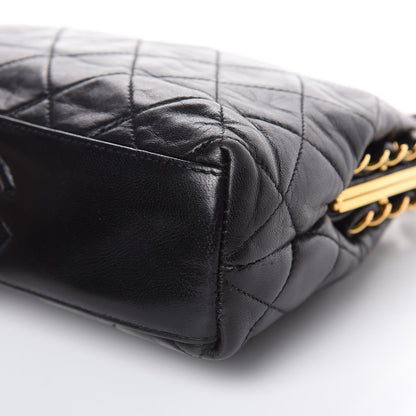 Chanel Lambskin Quilted Small Kisslock Evening Bag Black 11 of 15
