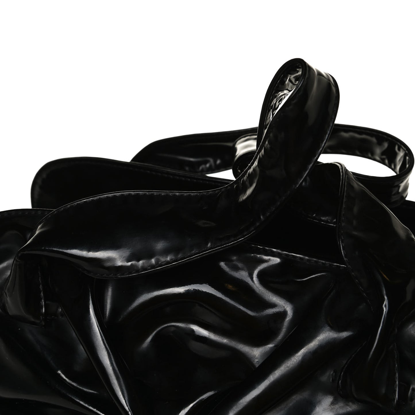 Patent Bow Hobo Black
