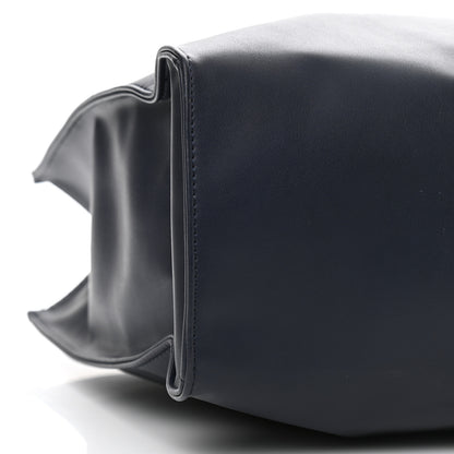 Telfar Vegan Leather Medium Shopping Bag Navy 8 of 12