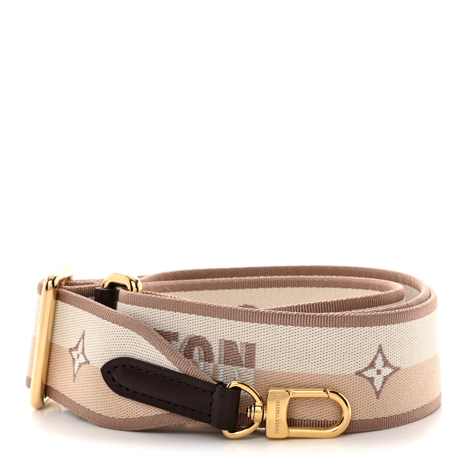 Louis Vuitton Jacquard Speedy Bandouliere 20 Shoulder Strap Beige Brown 1 of 3