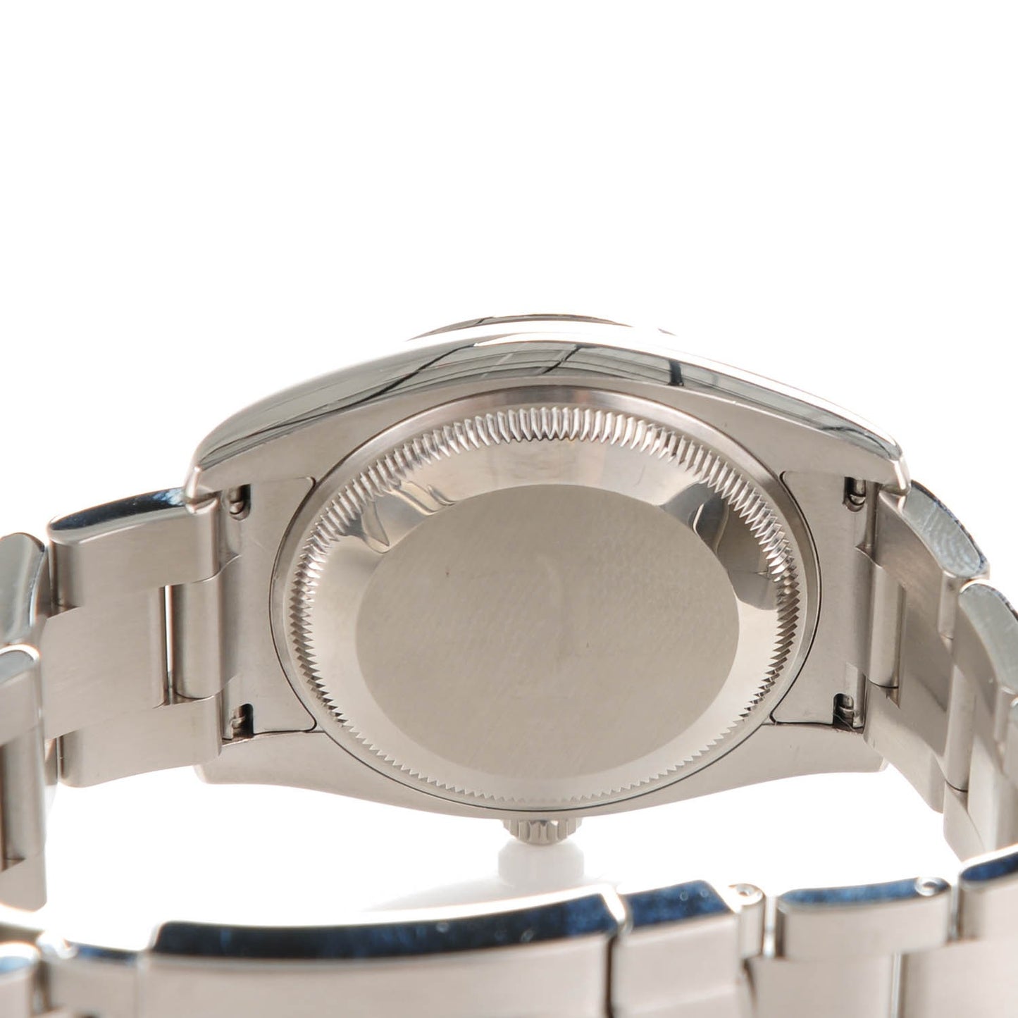 Stainless Steel 34mm Oyster Perpetual Air-King Watch Blue Index 114200