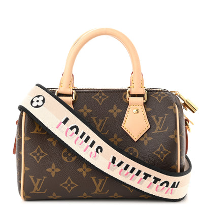 Louis Vuitton Monogram Speedy Bandouliere 20 Black 1 of 10