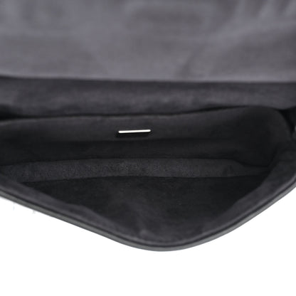 Fendi Shiny Nappa Trapuntata Micro Double Baguette Black 5 of 11