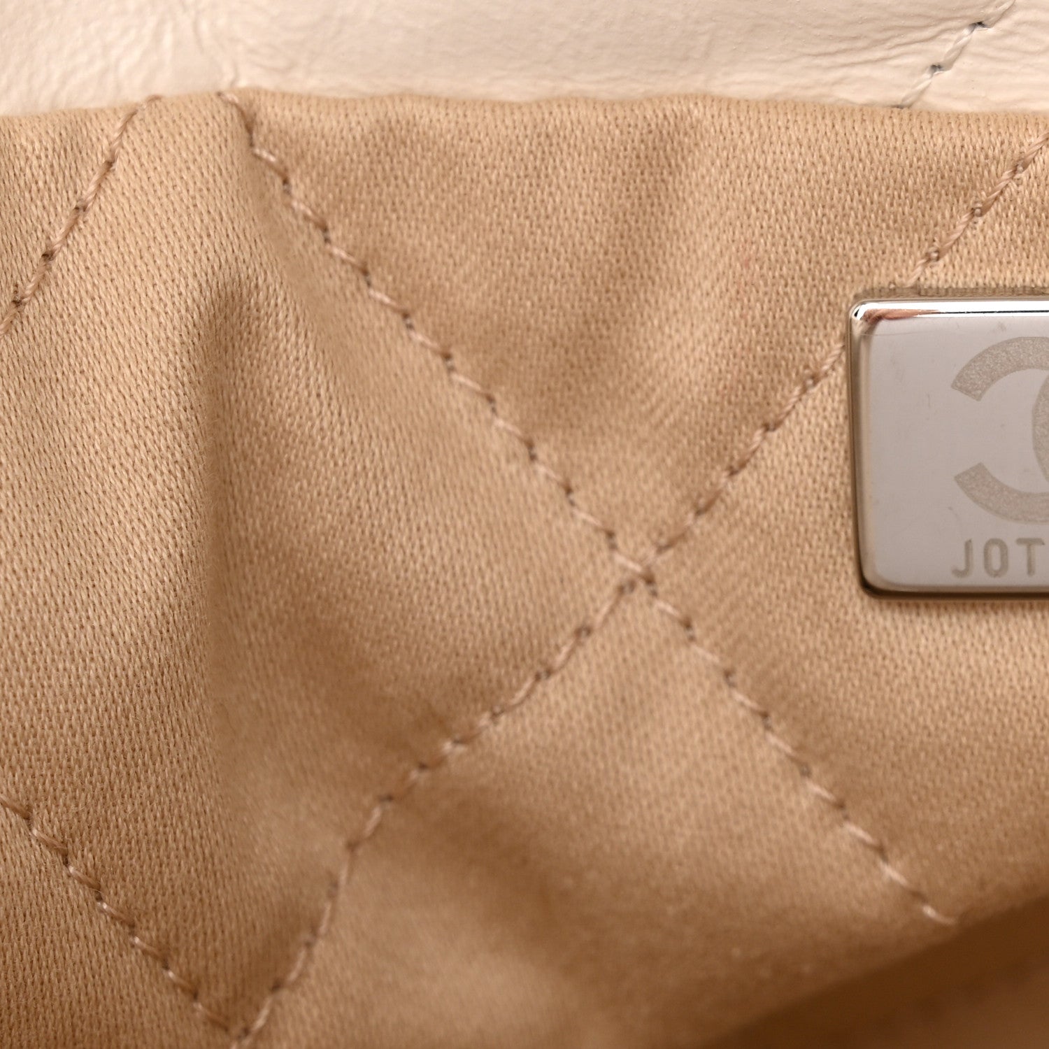 Chanel Shiny Calfskin Quilted Small Chanel 22 White 8 of 11